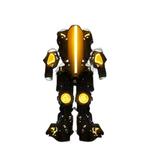 robot, weapon, staff, creature transparent PNG cut-out