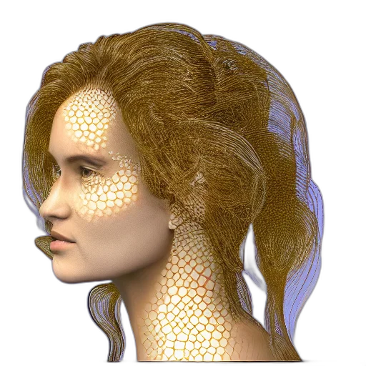 mask, face, jewelry, hair transparent PNG cut-out