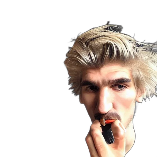 face, hair, creature, dragon transparent PNG cut-out