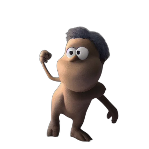 creature, staff, animal, robot, 3d render, concept art, photorealistic, cartoon transparent PNG cut-out