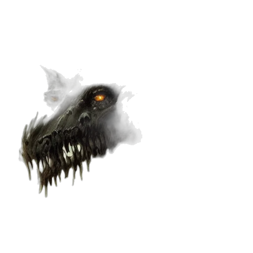 dragon, creature, mask, animal, concept art, fantasy art, pixel art, watercolor transparent PNG cut-out