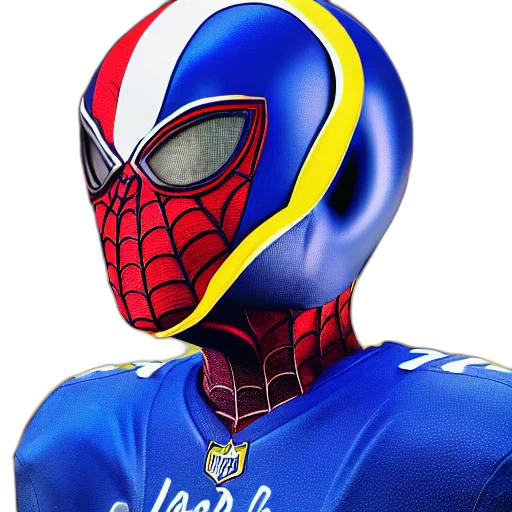 mask, jacket, 3d render, concept art transparent PNG cut-out
