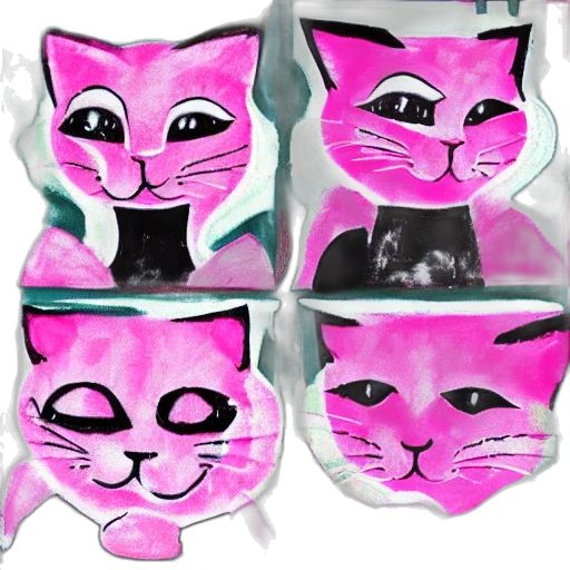 mask, vaporwave, 3d render, concept art transparent PNG cut-out