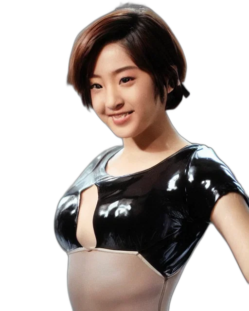 robot, dress, staff, photorealistic transparent PNG cut-out