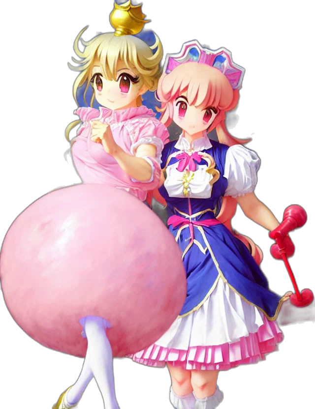 dress, staff, food, weapon, pixel art, concept art, 3d render, anime transparent PNG cut-out