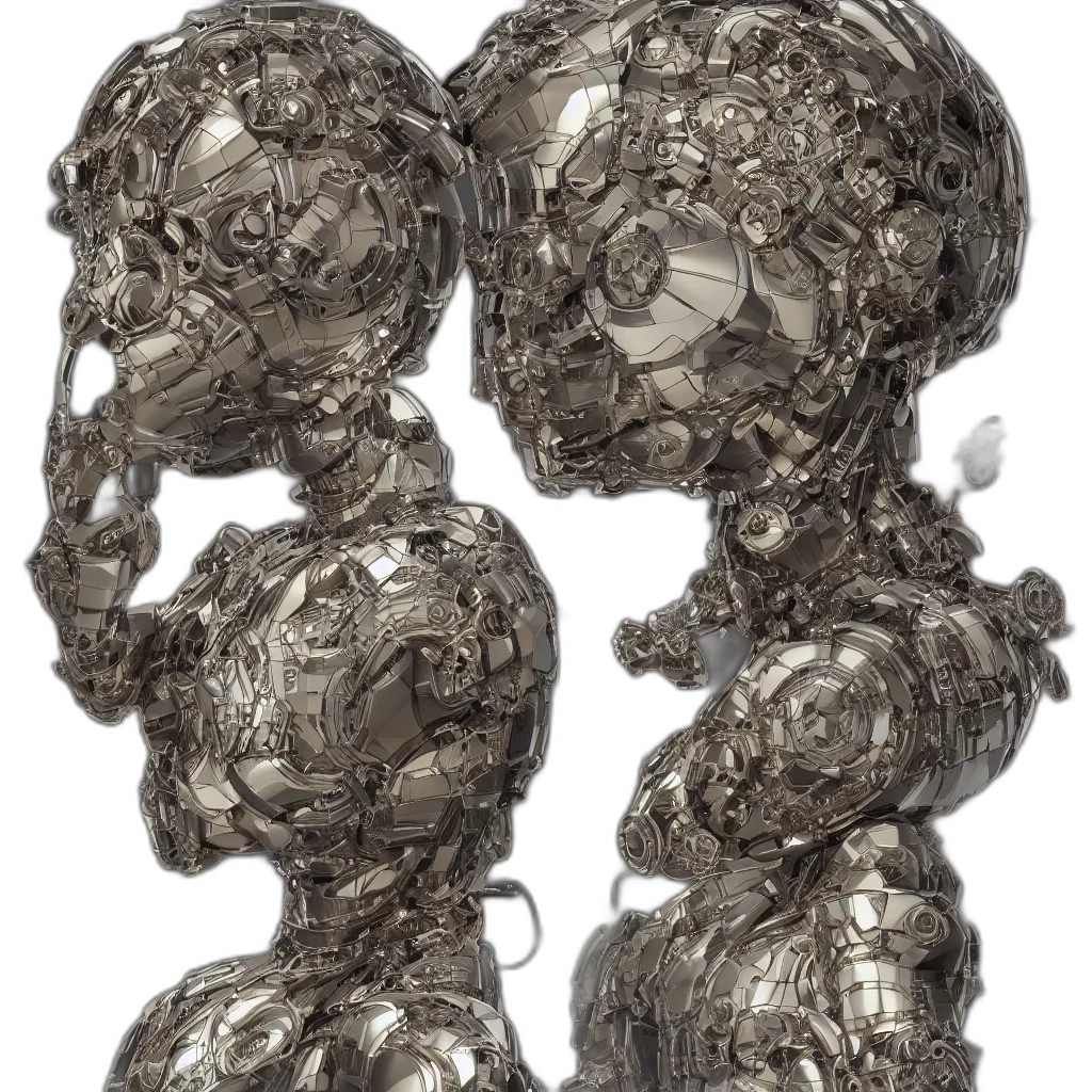 jewelry, crown, mask, face, 3d render, concept art, photorealistic, outer space transparent PNG cut-out