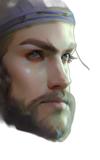 face, photorealistic, fantasy art, concept art, oil painting, green, pastel, character transparent PNG cut-out