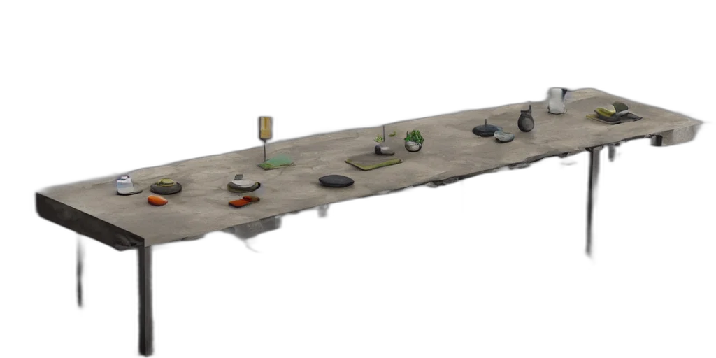 furniture, jewelry, weapon, 3d render, concept art, photorealistic, fantasy art, city street transparent PNG cut-out