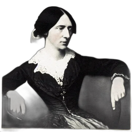 dress, face, jewelry, staff, photorealistic, emily, dickinson, wrote transparent PNG cut-out