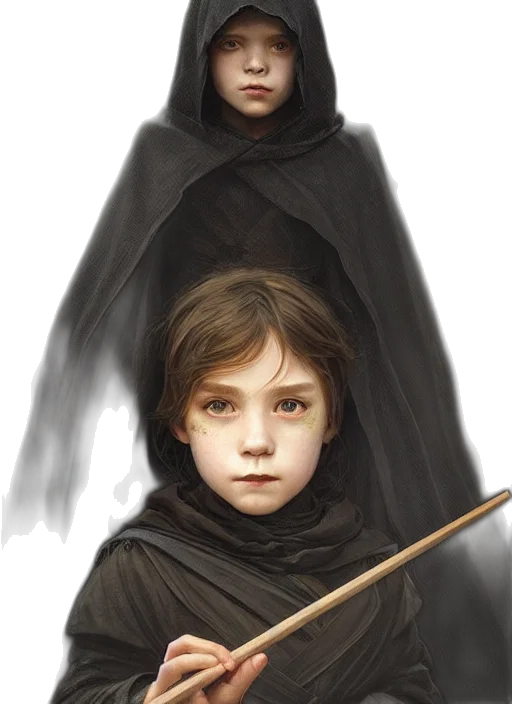 face, sword, weapon, staff, concept art, fantasy art, photorealistic, oil painting transparent PNG cut-out