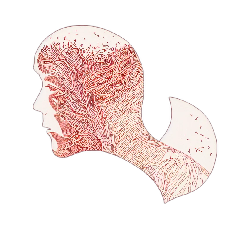 hair, face, mask, crown transparent PNG cut-out