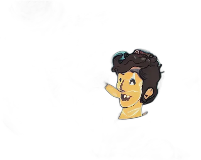 crown, staff, hat, face, cartoon, concept art, pixel art, 3d render transparent PNG cut-out