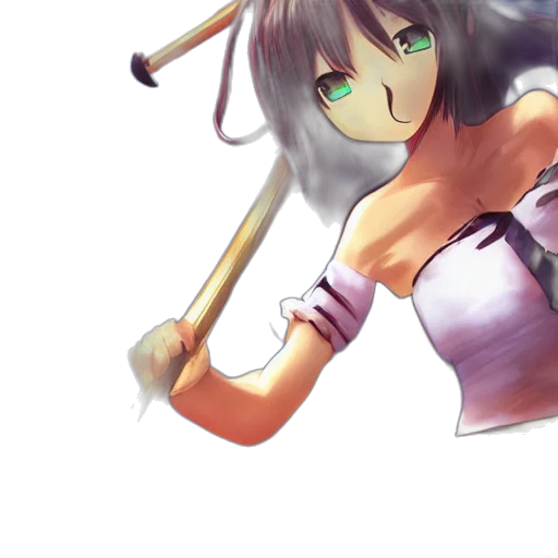 sword, weapon, staff, fantasy art transparent PNG cut-out