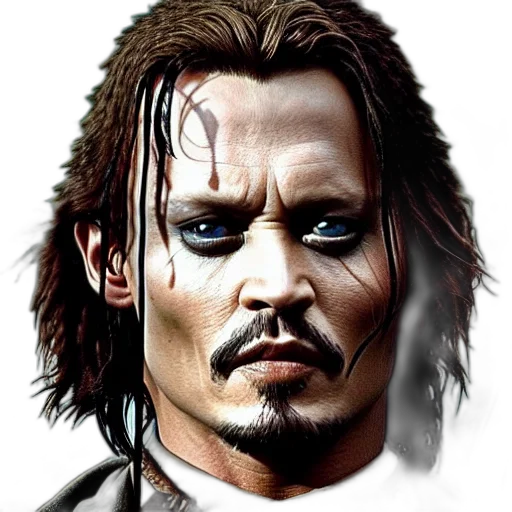 face, photorealistic, comic book art, fantasy art transparent PNG cut-out