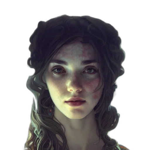 face, crown, mask, staff, fantasy art, concept art, photorealistic, pixel art transparent PNG cut-out