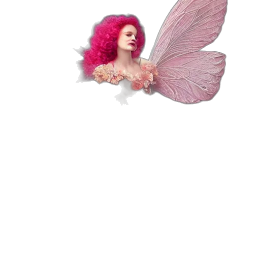 creature, animal, dress, umbrella, concept art, vaporwave, pixel art, fantasy art transparent PNG cut-out