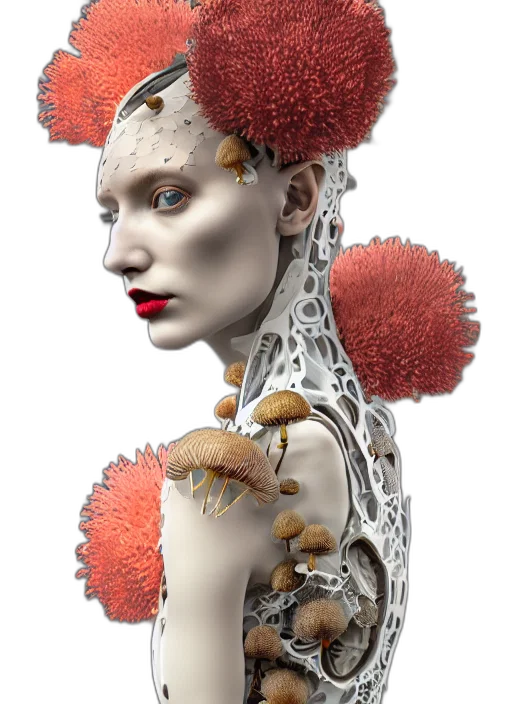 robot, jewelry, crown, creature transparent PNG cut-out