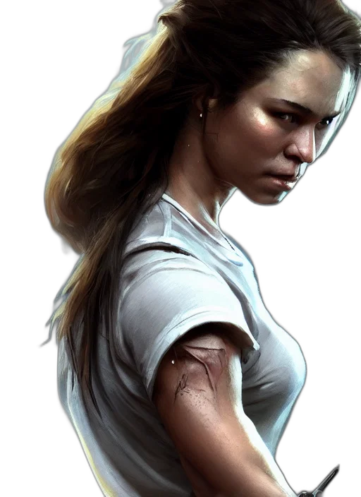 face, dress, photorealistic, concept art transparent PNG cut-out