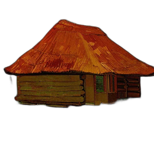 building, hat, furniture, umbrella, 3d render, concept art, photorealistic, pixel art transparent PNG cut-out