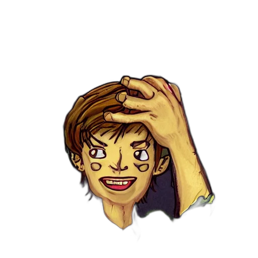face, mask, staff, jewelry, pixel art, cartoon, anime, concept art transparent PNG cut-out