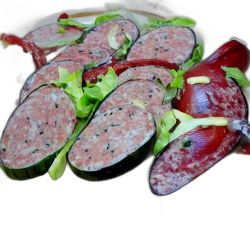 food, shoes, photorealistic, 3d render, plateau, avec, saucisson, sec transparent PNG cut-out