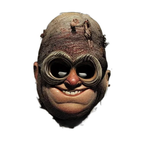 mask, face, creature, animal transparent PNG cut-out