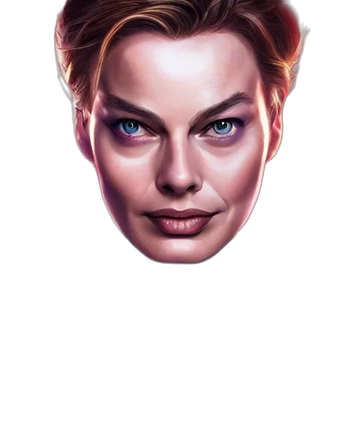 face, mask, crown, jewelry, photorealistic, concept art, fantasy art, comic book art transparent PNG cut-out