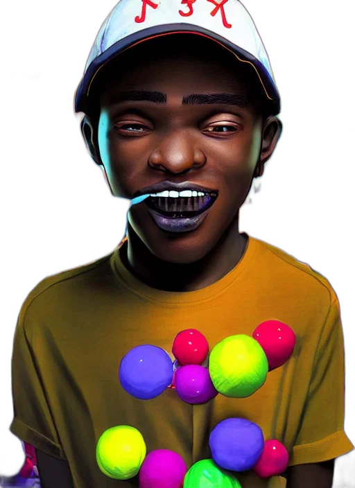 face, mask, staff, hat, concept art, photorealistic, cartoon, 3d render transparent PNG cut-out