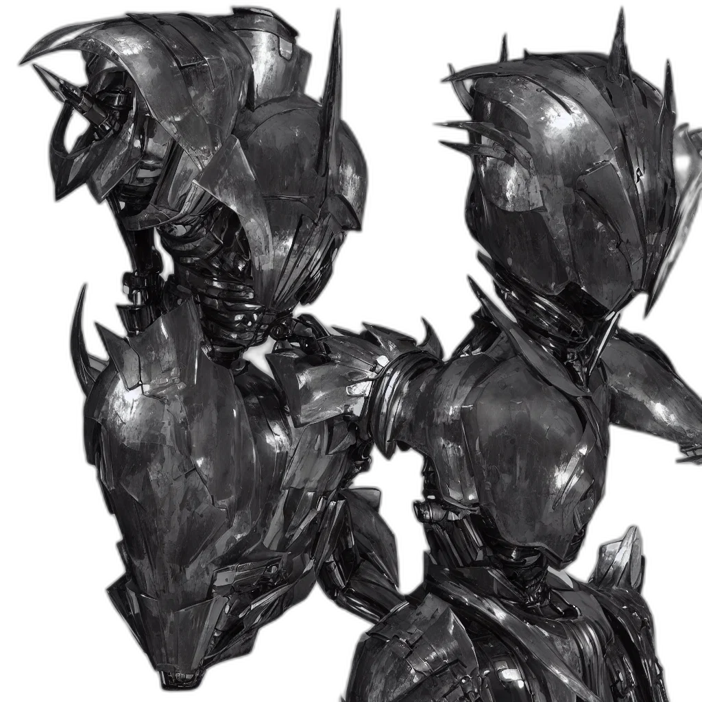 mask, dragon, robot, creature transparent PNG cut-out