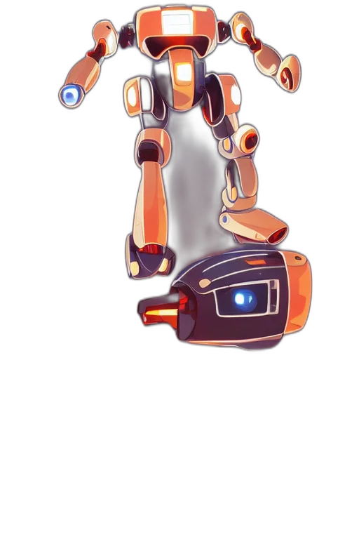 robot, weapon, staff, jewelry transparent PNG cut-out