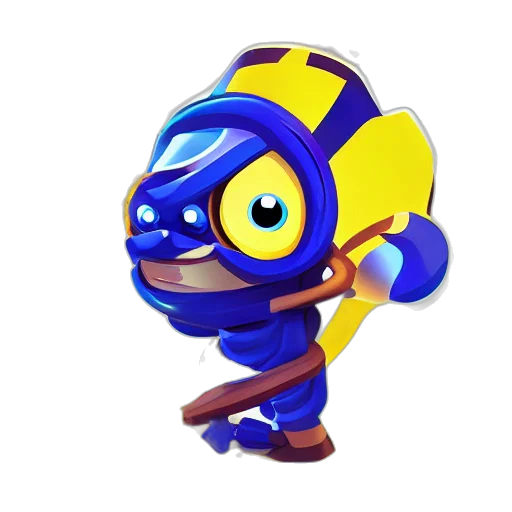 staff, weapon, robot, concept art, 3d render, pixel art, fantasy art, blue transparent PNG cut-out