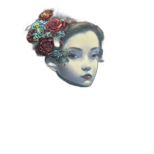 crown, jewelry, face, mask, fantasy art, photorealistic, pixel art, concept art transparent PNG cut-out