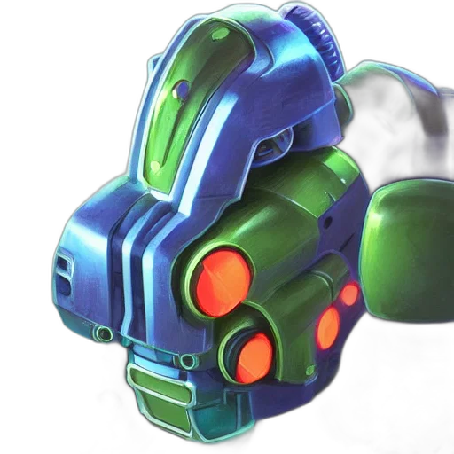 robot, weapon, mask, creature transparent PNG cut-out