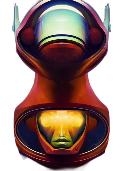 robot, bottle, mask, crown, concept art, 3d render, pixel art, fantasy art transparent PNG cut-out