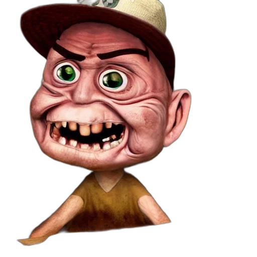 face, hat, creature, mask transparent PNG cut-out