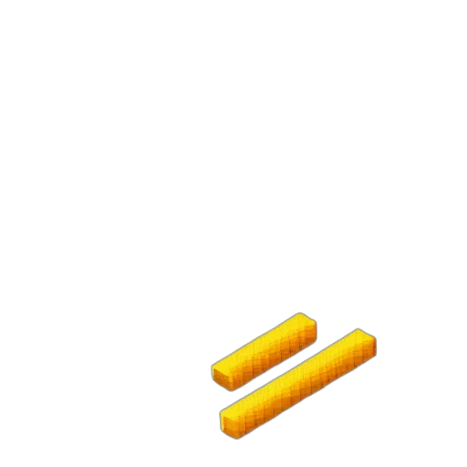 weapon, furniture, food, sword, pixel art, 3d render, vaporwave, photorealistic transparent PNG cut-out