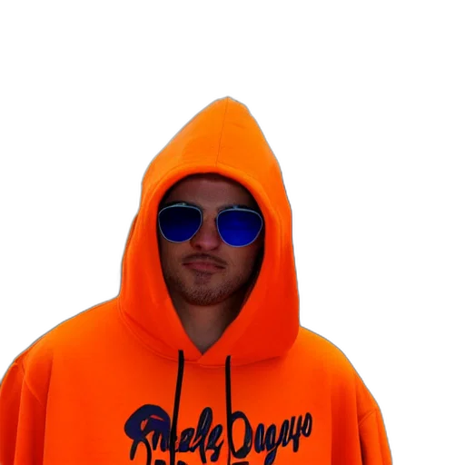 jacket, staff, face, creature transparent PNG cut-out