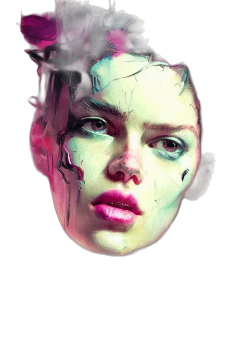mask, face, crown, creature transparent PNG cut-out