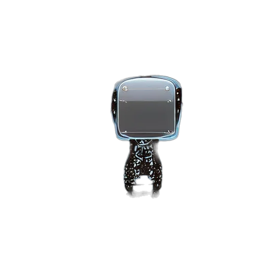 robot, mask, face, creature, 3d render, cyberpunk, vaporwave, pixel art transparent PNG cut-out