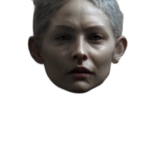 face, mask, crown, hair transparent PNG cut-out