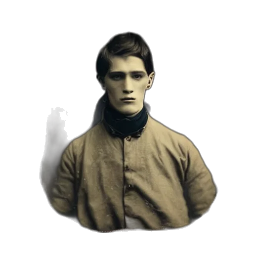 jacket, face, mask, staff transparent PNG cut-out