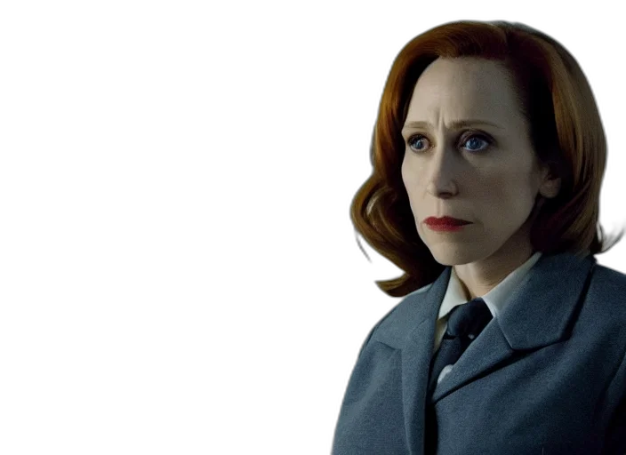 face, robot, film, still, vera, farmiga, scully, files transparent PNG cut-out