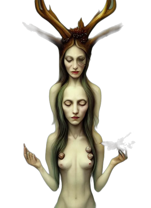 crown, mask, fantasy art, concept art transparent PNG cut-out
