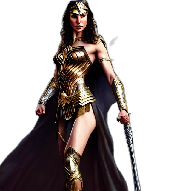 comic book art, concept art, fantasy art, 3d render transparent PNG cut-out