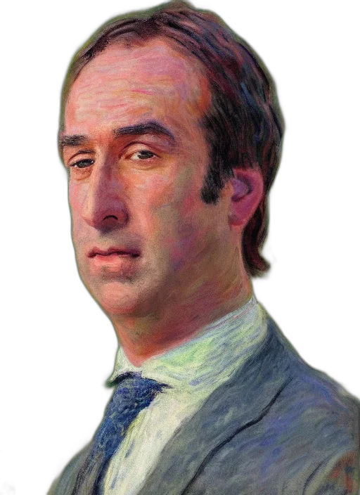 face, staff, robot, jacket, photorealistic, oil painting, watercolor, cartoon transparent PNG cut-out