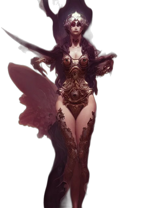 dress, staff, fantasy art, concept art, comic book art, pixel art, dark, monochrome transparent PNG cut-out