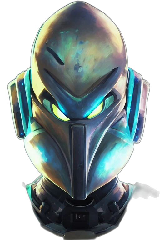 robot, mask, face, weapon transparent PNG cut-out