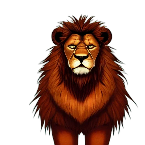 animal, crown, concept art, cartoon transparent PNG cut-out