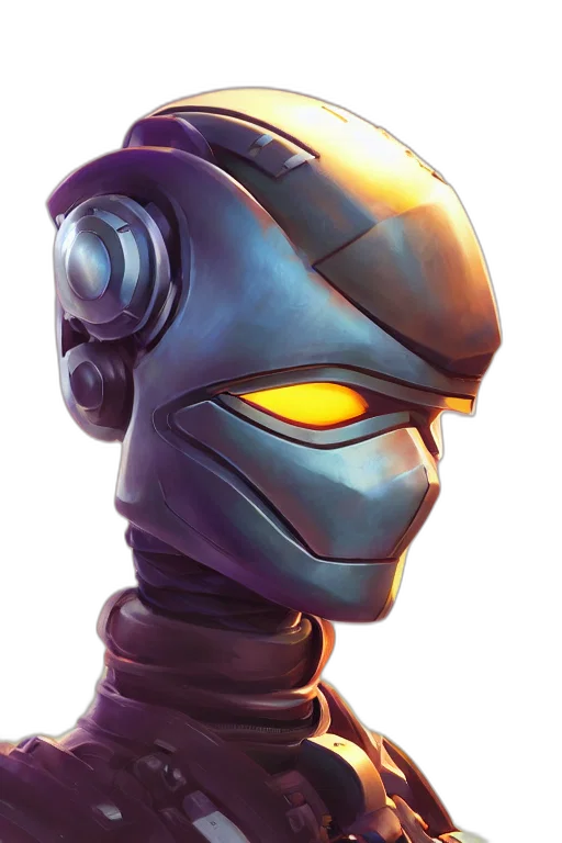robot, mask, face, concept art, cyberpunk, 3d render, pixel art, epic transparent PNG cut-out