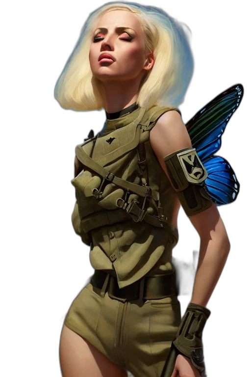 jacket, face, robot, staff, concept art, comic book art, fantasy art, 3d render transparent PNG cut-out